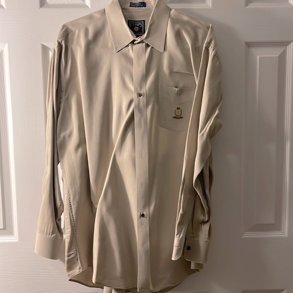 Mens Chaps RL long sleeve dress shirt